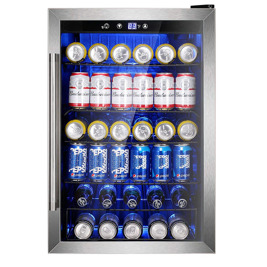 Electactic Wine & Beverage Refrigerator 4.5 Cu Ft Silver